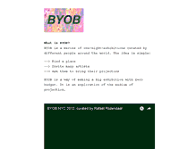Tablet Screenshot of byobworldwide.com